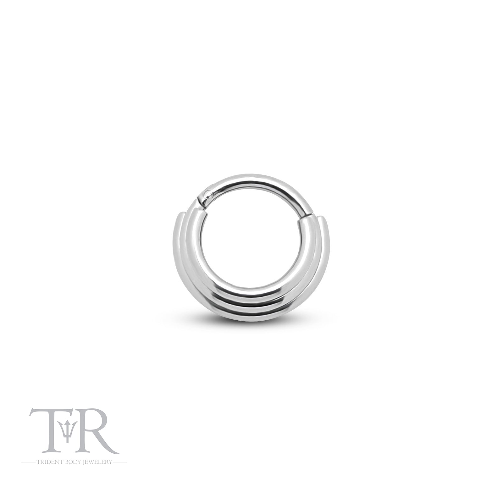 Trident 3 Stack Clicker Hinged Ring