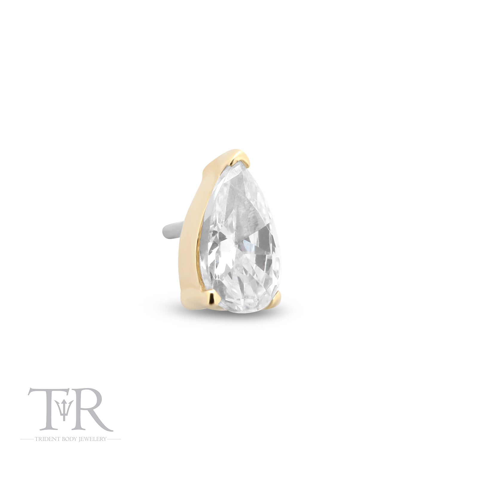 14kt Gold Threadless Pyrus Attachment