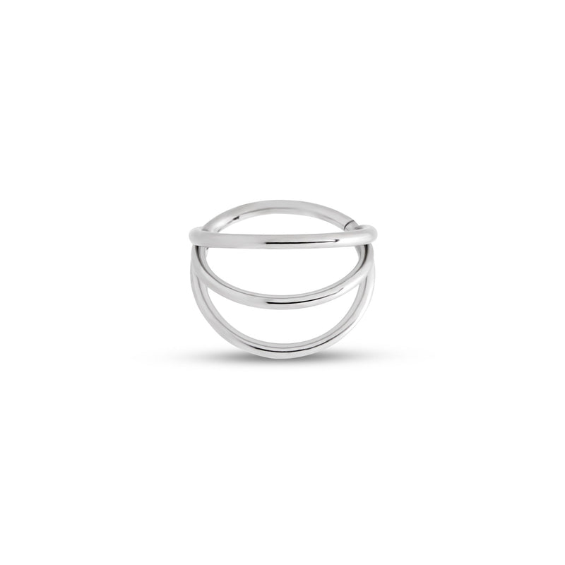 Titanium Hinge Ring Triple