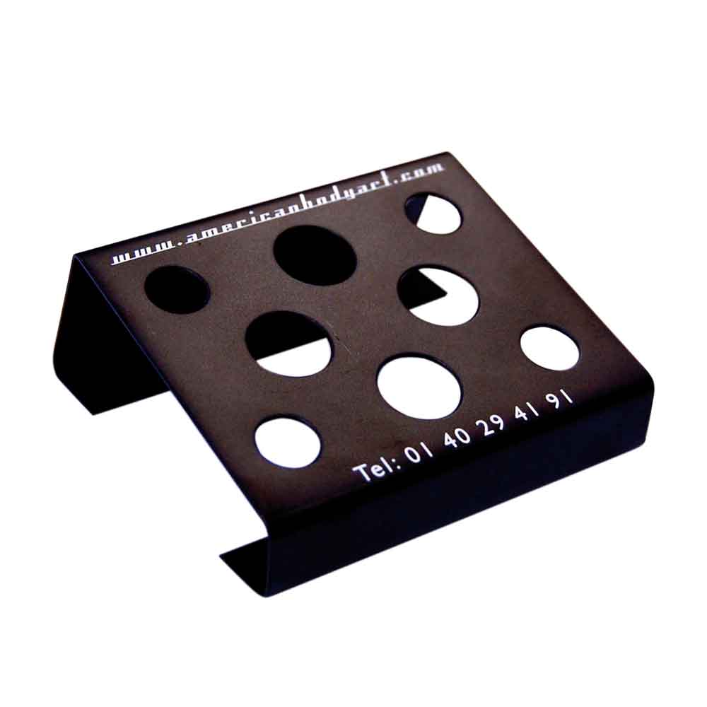 Ink Cup Holder Black Metal 8 H