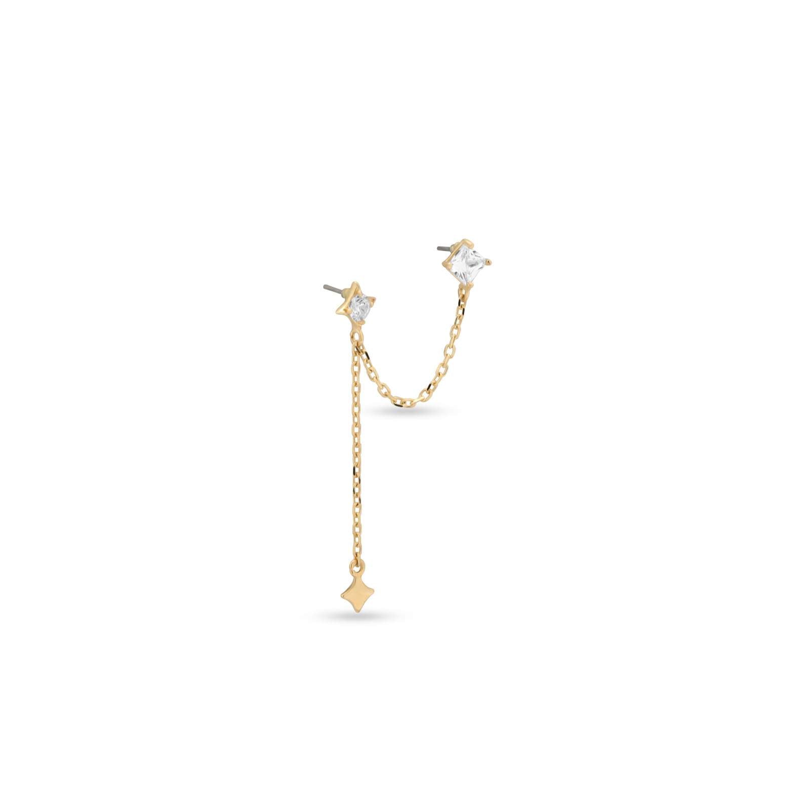 14kt Gold Threadless Attachment - Shiva