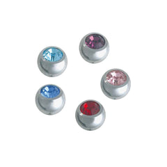 Jewelled Ball Surgical Steel