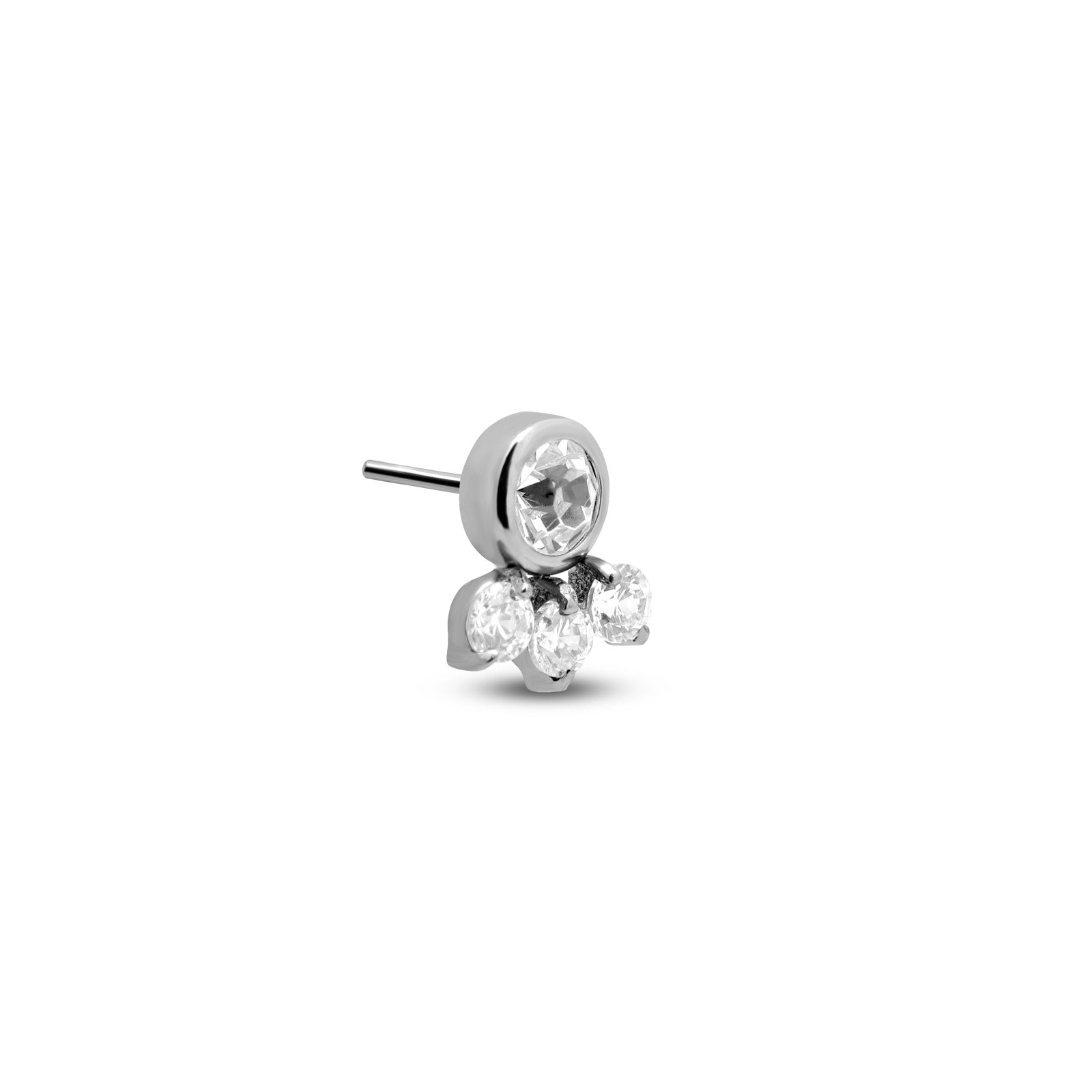 Trident Threadless Jewelled Tia Attachment