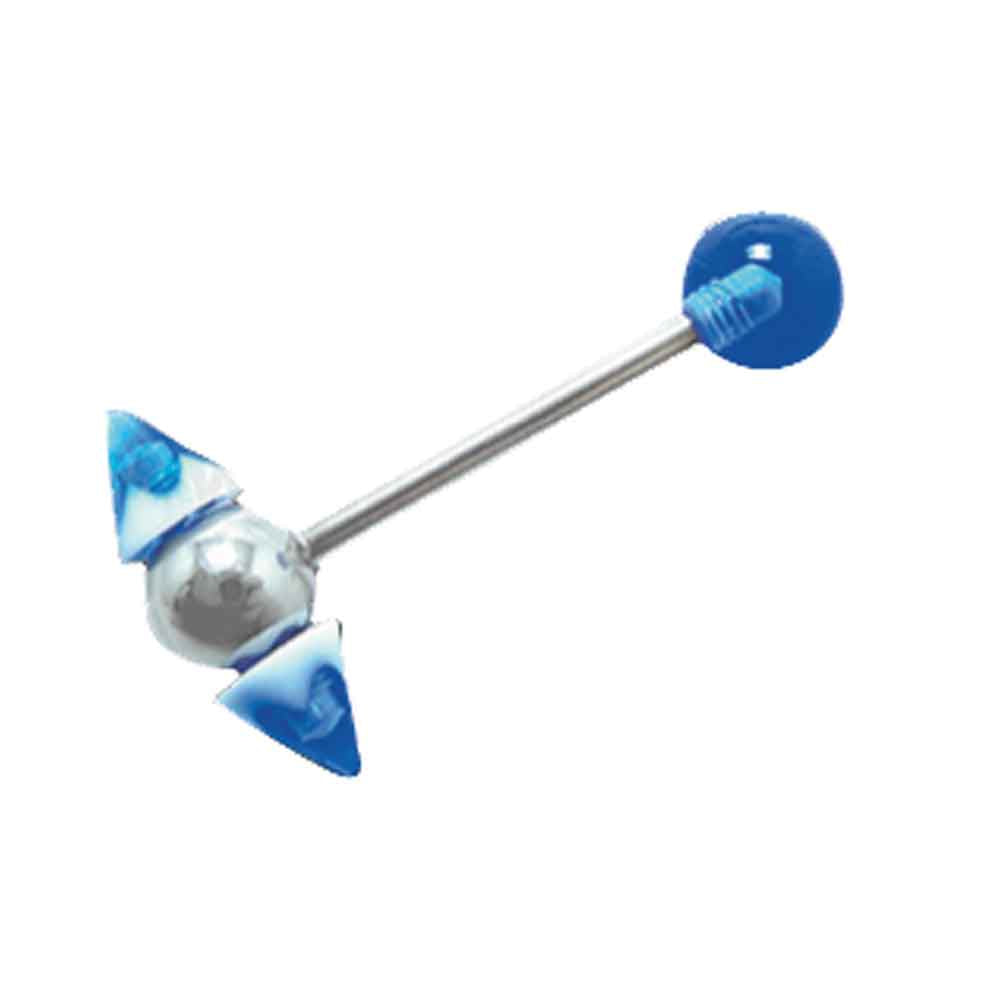 Barbell w Flower Cone 1.6mm-16
