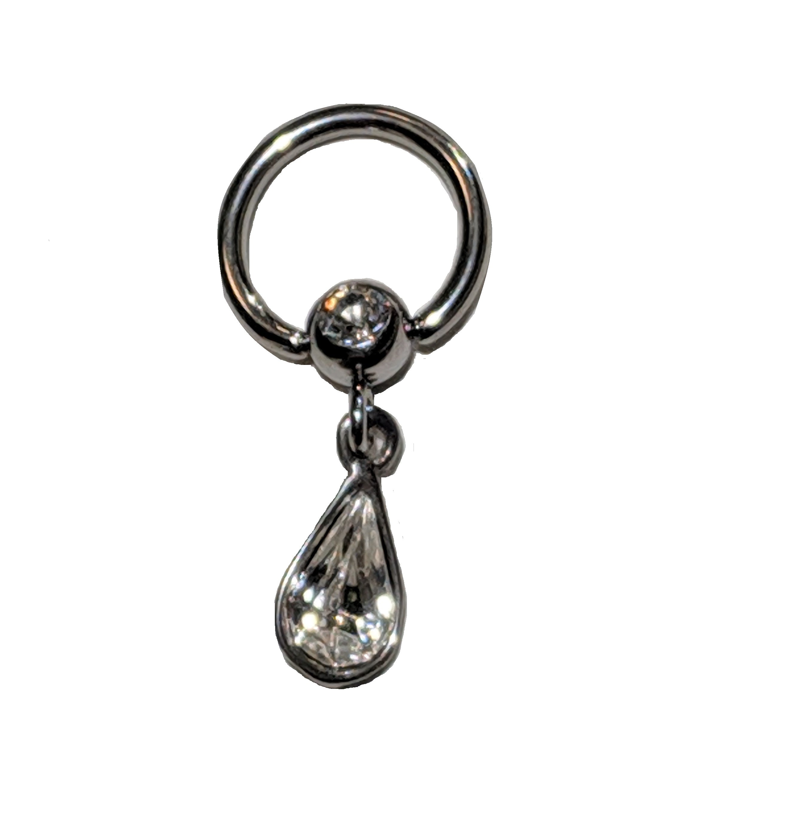 Jwl Captive Ball w tear drop