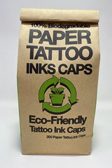 Biodegradable Paper Ink Caps 15mm 200pcs