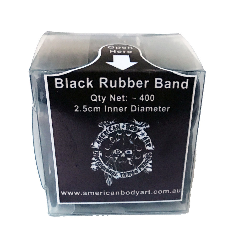 Black Rubber Band -Box ~400pcs