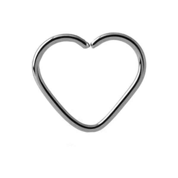 Ti Heart Continuous Ring
