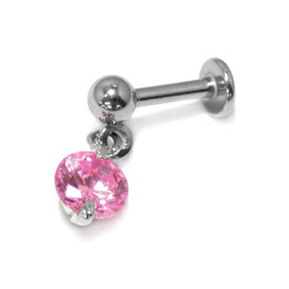 Tragus 1.2 x 8mm Round Stone