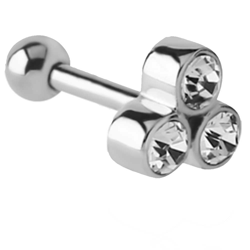 Triangle Jwl Tragus Bar 1.2mm