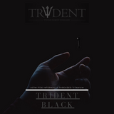 Trident Black Titanium Internal Prong Set Navel